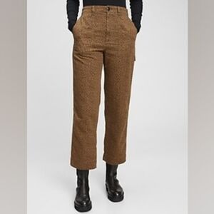 GAP High Rise Carpenter Cheeta Pants
